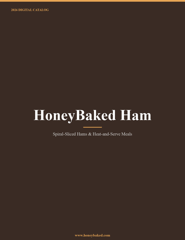 HoneyBaked Ham 2026 Catalog Catalog Cover
