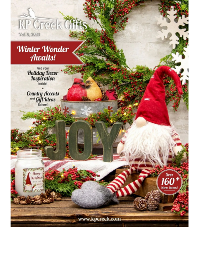 KP Creek Gifts Catalog Cover
