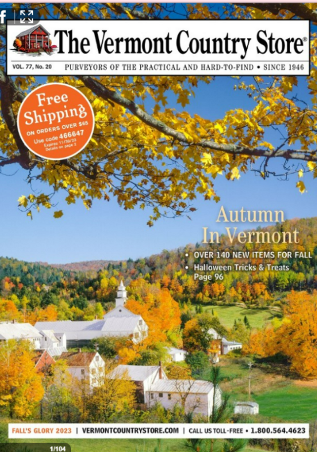 The Vermont Country Store Catalog Cover