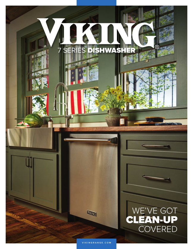 Viking 7 Series Dishwasher Brochure Catalog Cover