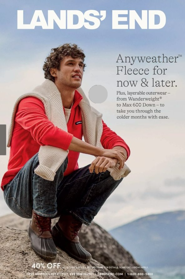 Lands' End - Men Catalog Cover