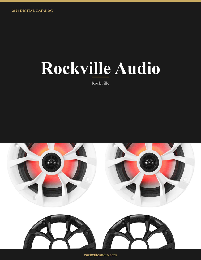 Rockville Audio 2026 Catalog Catalog Cover