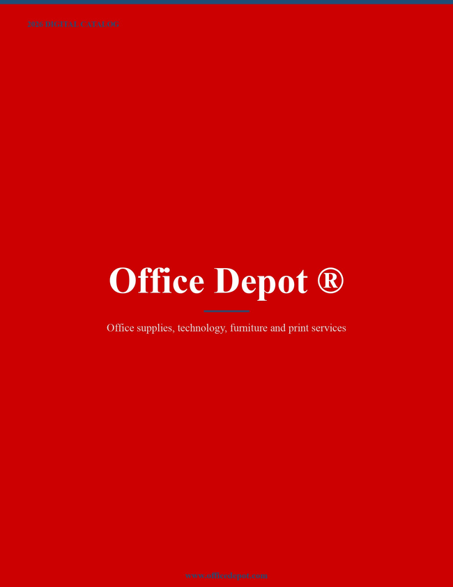 Office Depot ® 2026 Catalog Catalog Cover