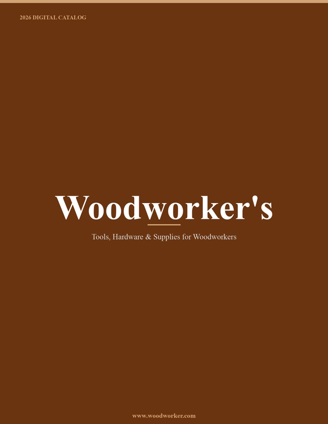 Woodworker's 2026 Catalog Catalog Cover