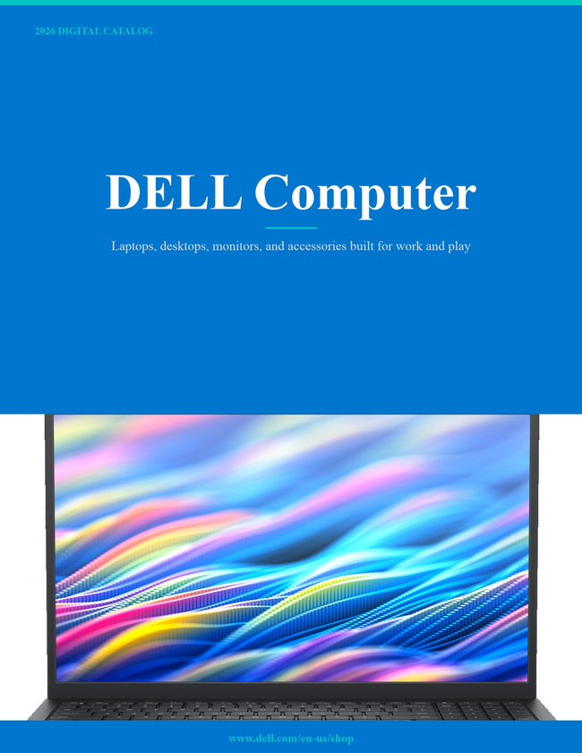 DELL Computer 2026 Catalog Catalog Cover