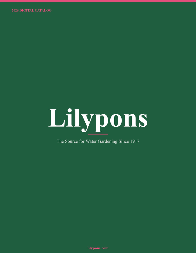 Lilypons 2026 Catalog Catalog Cover
