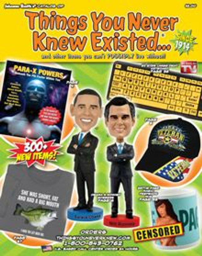 Request a Things You Never Knew Existed Free Catalog for 2024