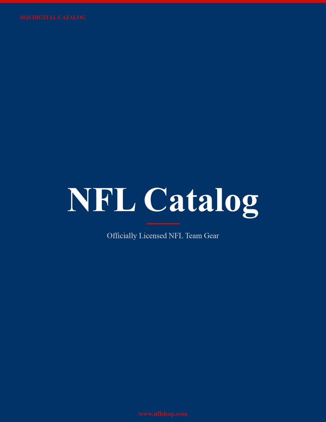 NFL Catalog 2026 Catalog Catalog Cover