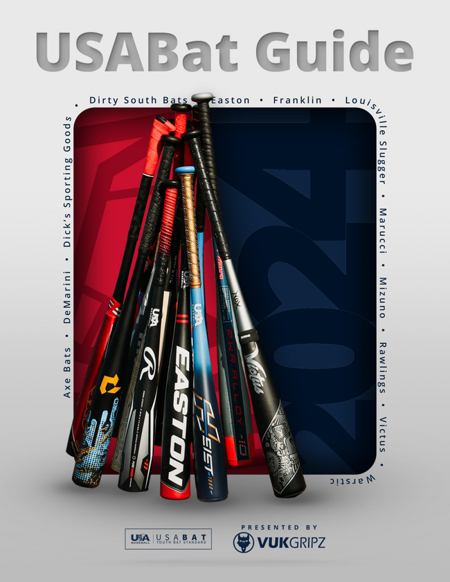 USA Baseball 2024 Bat Guide Catalog Cover