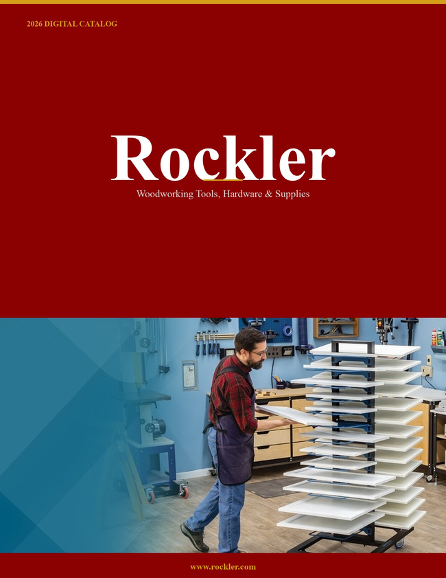 Rockler 2026 Catalog Catalog Cover