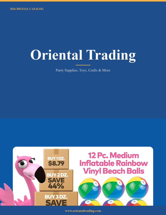 Oriental Trading 2026 Catalog Catalog Cover