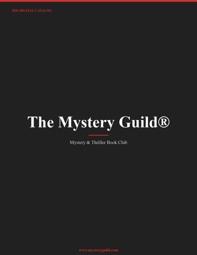 The Mystery Guild® 2026 Catalog Catalog Cover