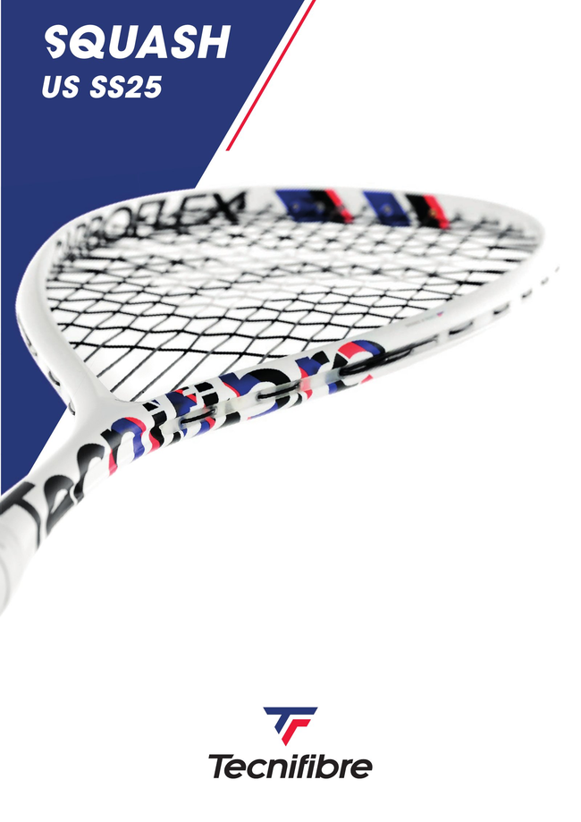 Tecnifibre Squash US SS25 Catalog Catalog Cover