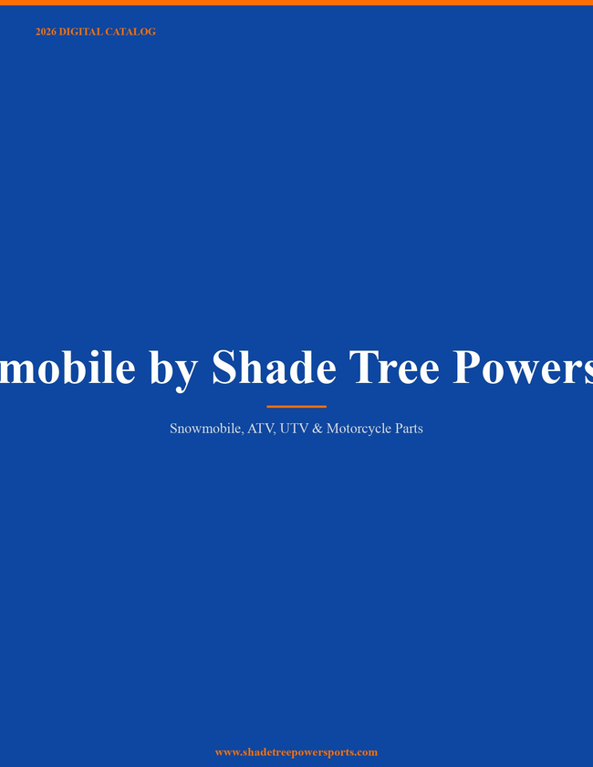 Snowmobile by Shade Tree Powersports 2026 Catalog Catalog Cover