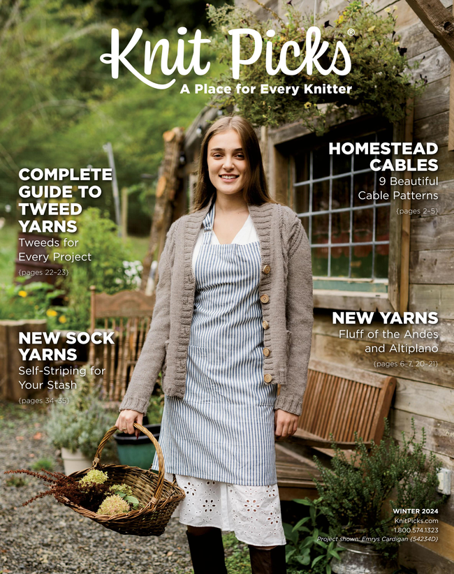KnitPicks Winter Catalog Catalog Cover