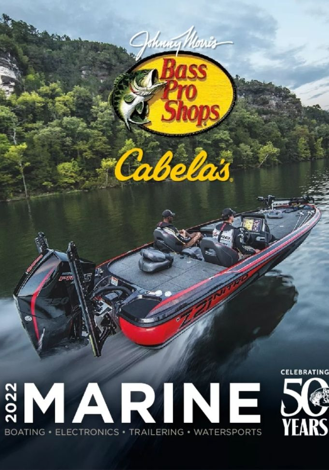 Cabela's Marine Catalog Cover