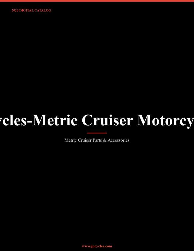 J & P Cycles-Metric Cruiser Motorcycle Parts 2026 Catalog Catalog Cover