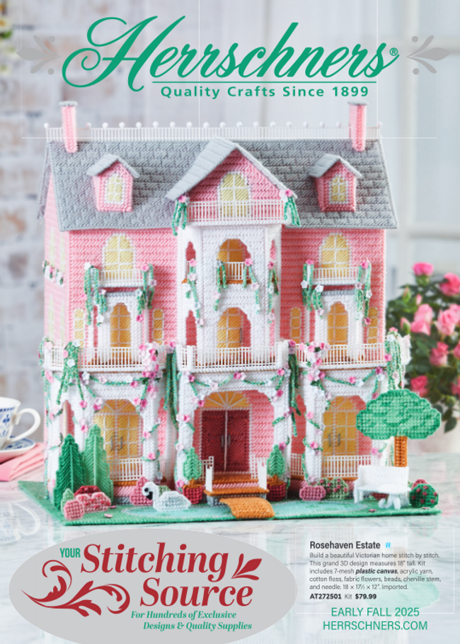 Herrschners - Stamped Stitchery & Embroidery Catalog Cover