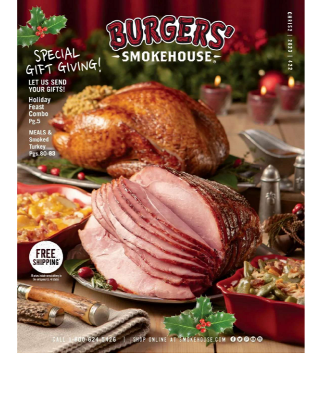 Burgers' Smokehouse Catalog Cover
