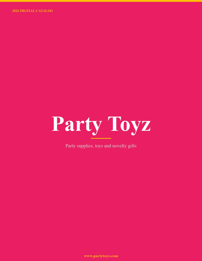 Party Toyz 2026 Catalog Catalog Cover