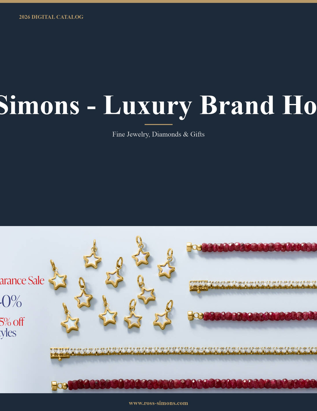 Ross-Simons - Luxury Brand Holdings 2026 Catalog Catalog Cover