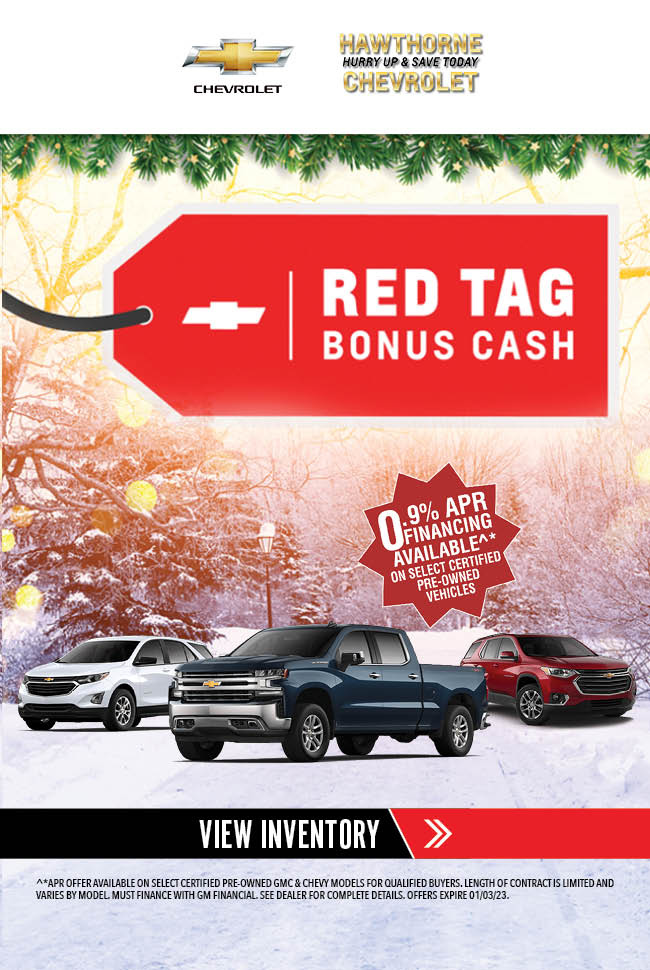 Hawthorne Chevrolet Specials