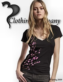 Picture of organic tee shirts from 3 Clothing Company - Fashion T-shirts catalog