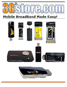 Picture of 3G devices from 3Gstore.com catalog
