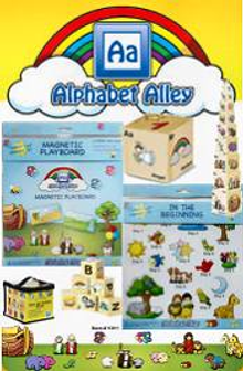 Picture of Christian puzzles from Alphabet Alley catalog