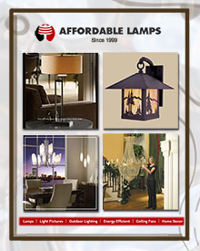 Picture of affordable lighting from AffordableLamps.com catalog