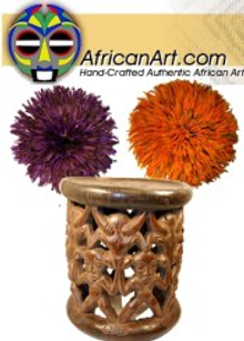 Picture of African masks from AfricanArt.com catalog