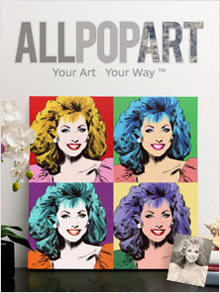 Picture of custom pop art from AllPopArt catalog