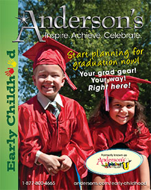 Picture of kindergarten graduation ideas from Anderson’s Early Childhood Development catalog