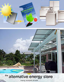 Picture of home solar energy systems from Alternative Energy Store catalog