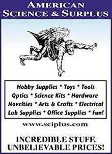 Picture of Science and Education from American Science & Surplus catalog
