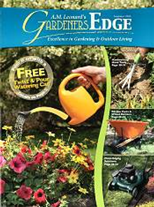 Picture of metal garden décor from A.M. Leonard's Gardeners Edge catalog