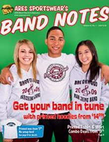 Picture of marching band apparel from Band Notes - Band and Orchestra Clothing catalog