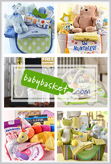Picture of baby gift baskets from babybasket.com catalog