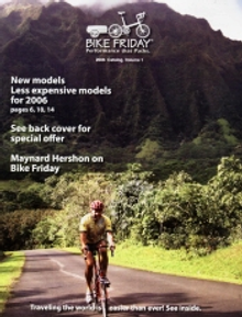 Picture of folding bicycles from Bike Friday catalog
