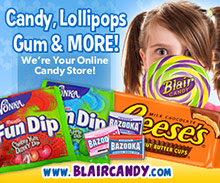 Picture of online candy stores from BlairCandy.com catalog
