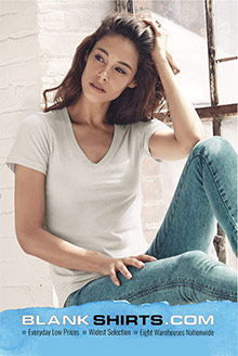 Picture of wholesale t-shirts from Blank Shirts Wholesale catalog