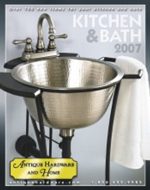 Picture of antique hardware from Antique Hardware Kitchen & Bath  catalog