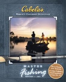 Picture of fish finders from Cabela's Master Fishing Catalog catalog