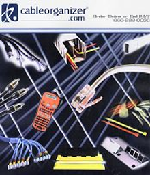 Picture of home theater wiring from CableOrganizer.com - All Inclusive Catalog catalog