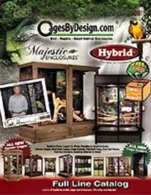 Picture of decorative bird cages from CagesByDesign.com catalog