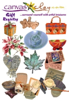 Picture of unique specialty gifts from Canvas to Clay catalog