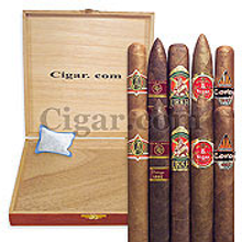Picture of cigar humidors from Cigar.com catalog