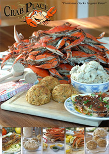 Picture of Maryland crab cakes from The Crab Place catalog