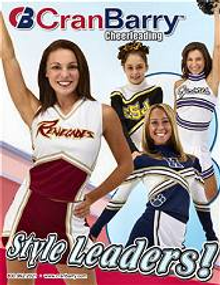 Picture of cheer uniforms from Cran Barry, Inc. catalog