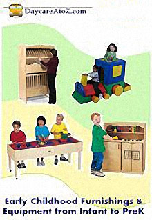 Picture of day care supplies from Daycare A to Z catalog